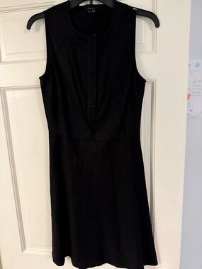 Theory Black Sleeveless Fit-and-Flare Dress

Worn once